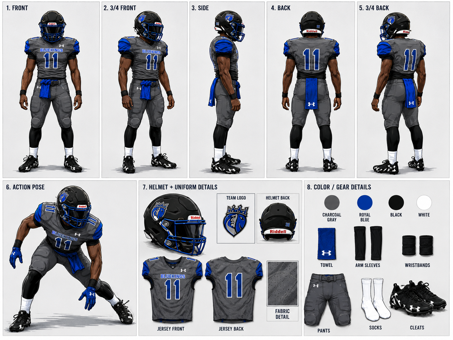 Zadon Hibbert — Uniform & Gear Sheet